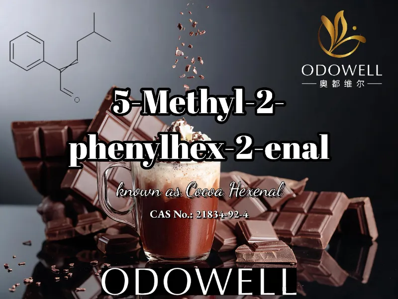 ODOWELL recommande le 5-méthyl-2-phénylhex-2-enal pour les applications de cacao, de chocolat et de moka