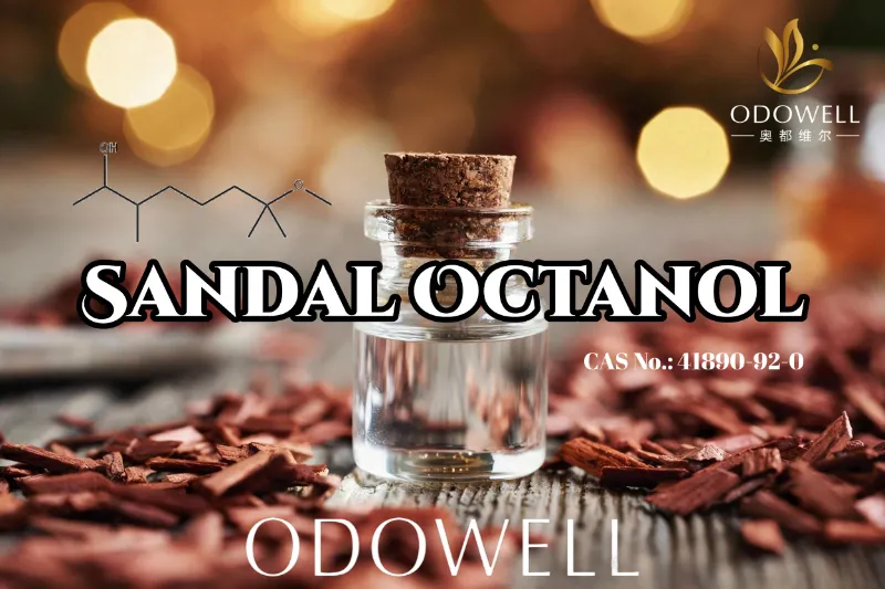 ODOWELL recommande l'octanol de santal pour les applications de parfums propres au bois de santal et aux parfums floraux-boisés